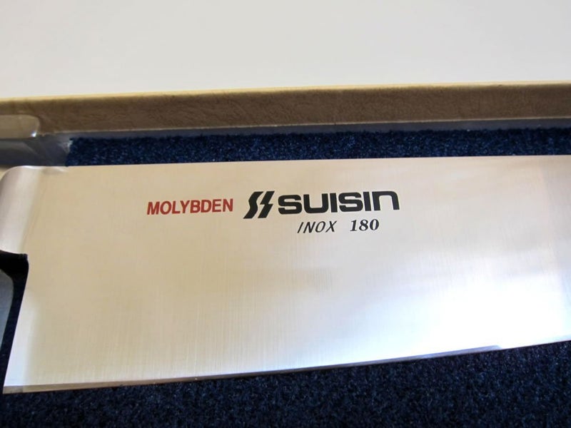 Houcho.com Suisin Inox Western-Style Knife Series, Genuine Sakai-Manufactured, Inox Steel 7.1â€ (180mm) Santoku/Gyuto Knife - Image 4